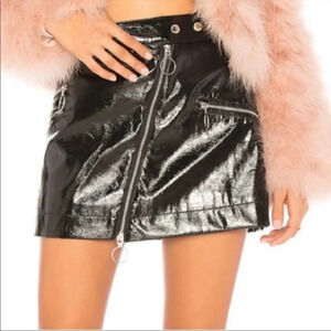 Rebecca Minkoff Elly zip mini skirt